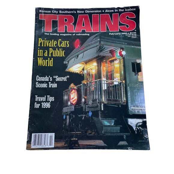 Vintage Trains Magazine Back Issue February 1996 Private Cars Public World u - Picture 1 of 4
